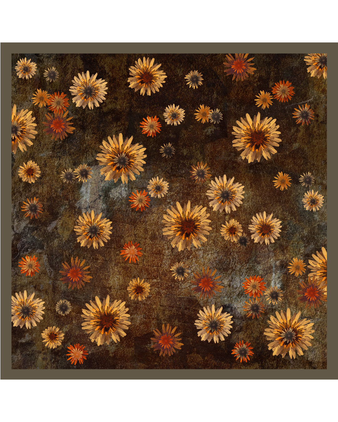 Dandelions 60 Silk | Scarf