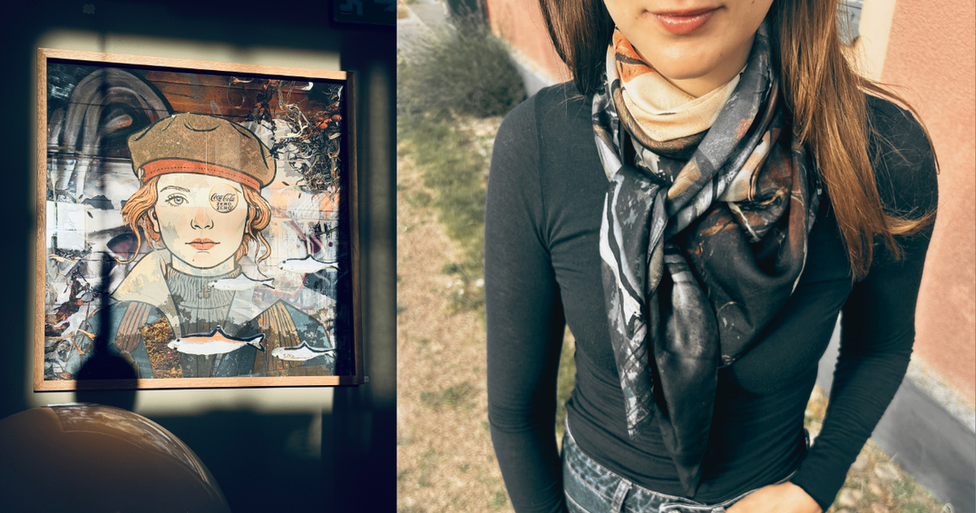 From art to wear: Why I make scarves