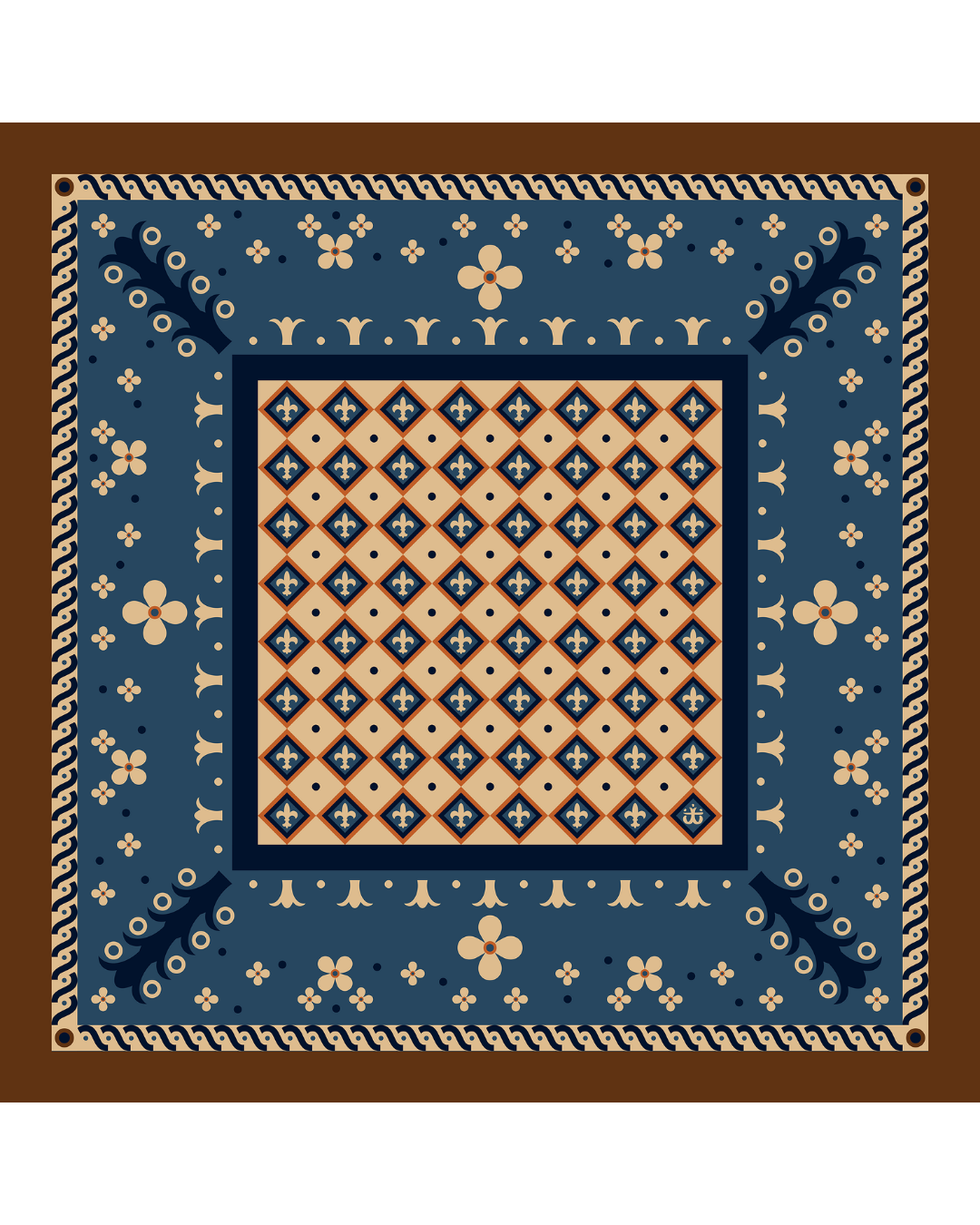 The Old Stage Copenhagen 45 Silk | Bandana Scarf