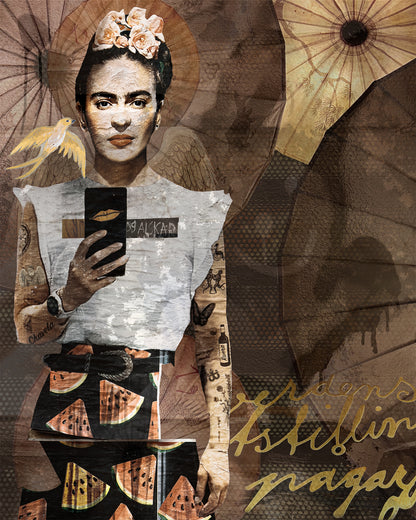 Frida, I have your back | Floating frame
