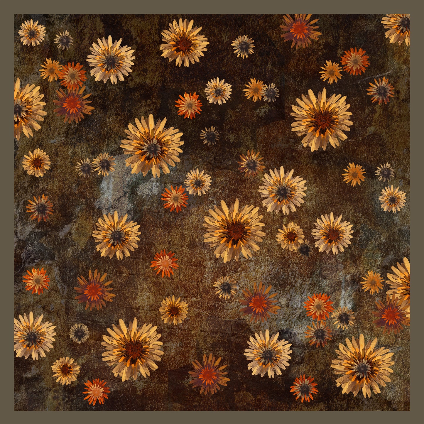 Dandelions 60 Silk | Scarf