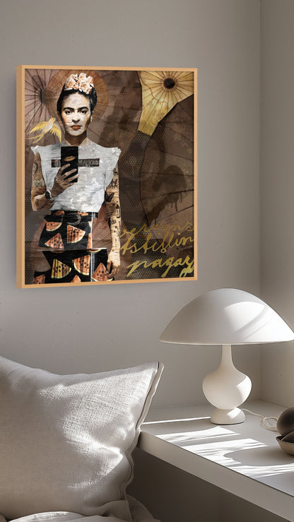 Frida, I have your back | Floating frame